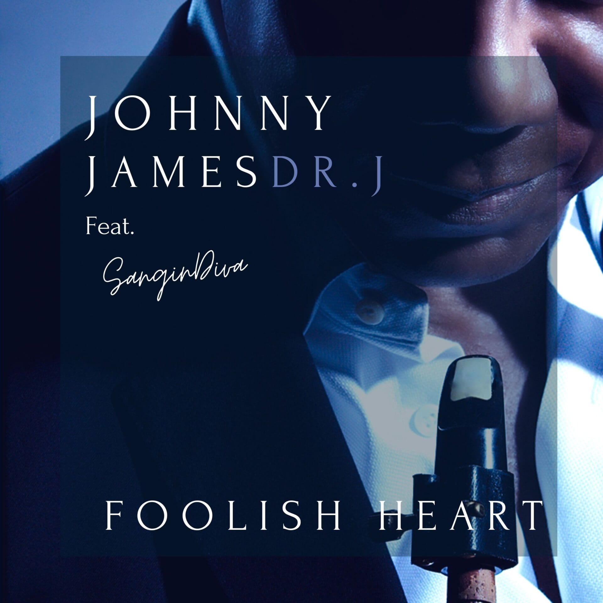 Music album cover Johnny Jamesdr.j Foolish heart
